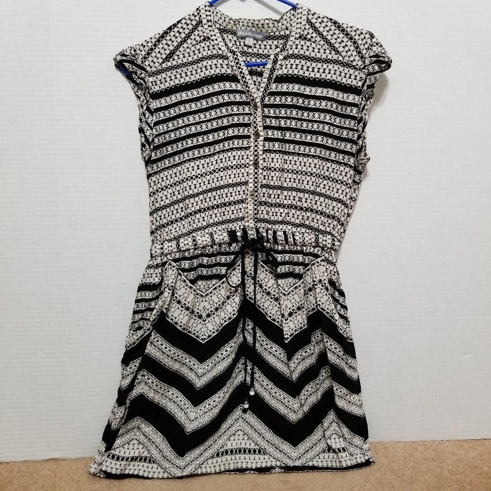 Charlotte Russe Black and White Mini Dress